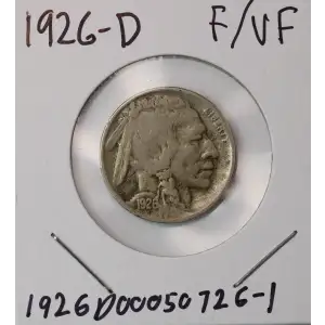 Nickel Five Cent Pieces-Indian Head or Buffalo