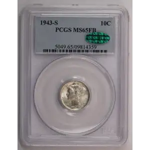 1943-S 10C, FB