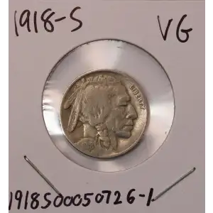 Nickel Five Cent Pieces-Indian Head or Buffalo