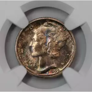 Dimes---Winged Liberty Head or Mercury 1916-1945 -Silver- 1 Dime (5)