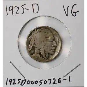 Nickel Five Cent Pieces-Indian Head or Buffalo