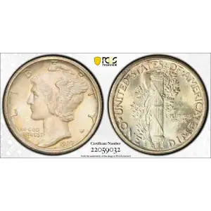 1927-S 10C, FB