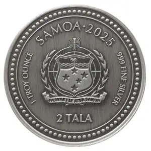 2025 1 oz Samoan Zebra Seahorse Antique Silver Coin (2)